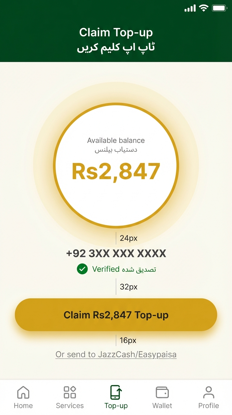 Ghanti Claim Top-up